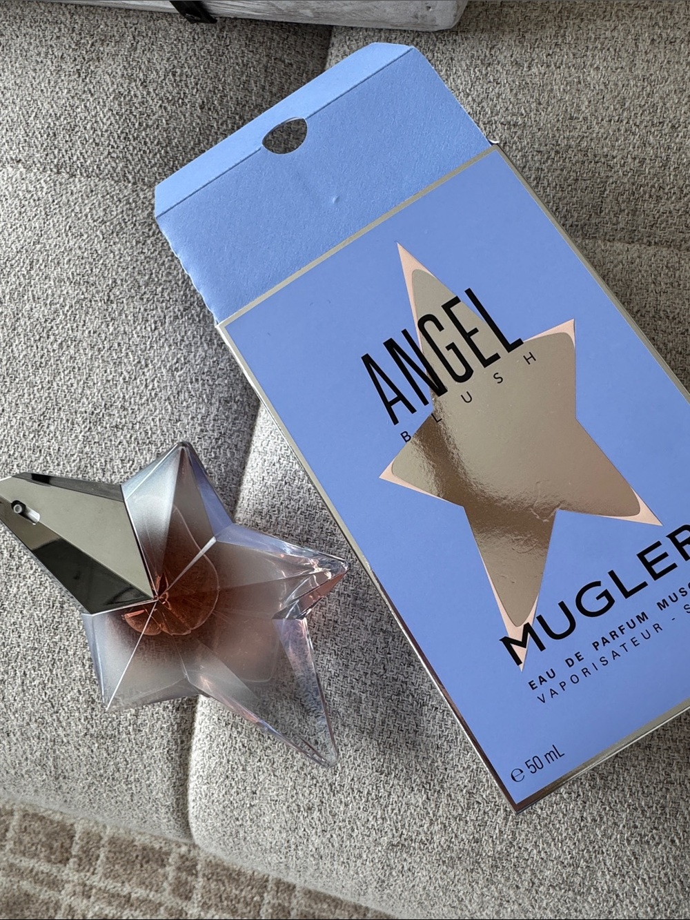 NIB New in box Mugler Angel Blush Eau de Parfum musquee EDP 50 ml 1.6 fl oz $138 - Picture 9 of 11